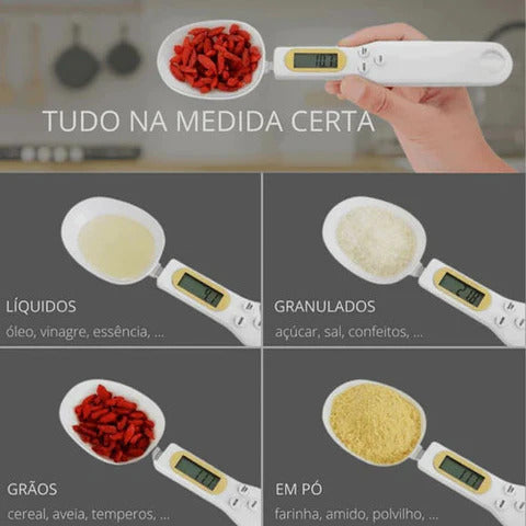 Colher Digital Medidora de Alimentos - Precise Spoon